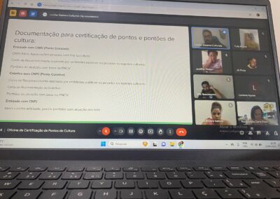 Oficina de Certificação de Pontos de Cultura (online)
