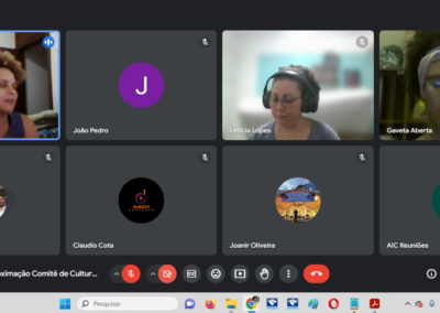 Encontro de aproximação com agentes culturais de Sarzado – MG